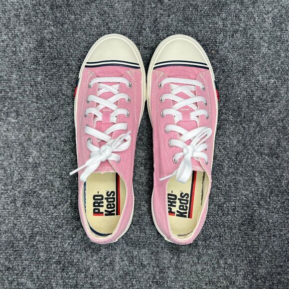 Pro Keds Royal Sneakers Women's Size 10 Pink Canvas Low Lace Up Classic Shoes - Picture 8 of 11